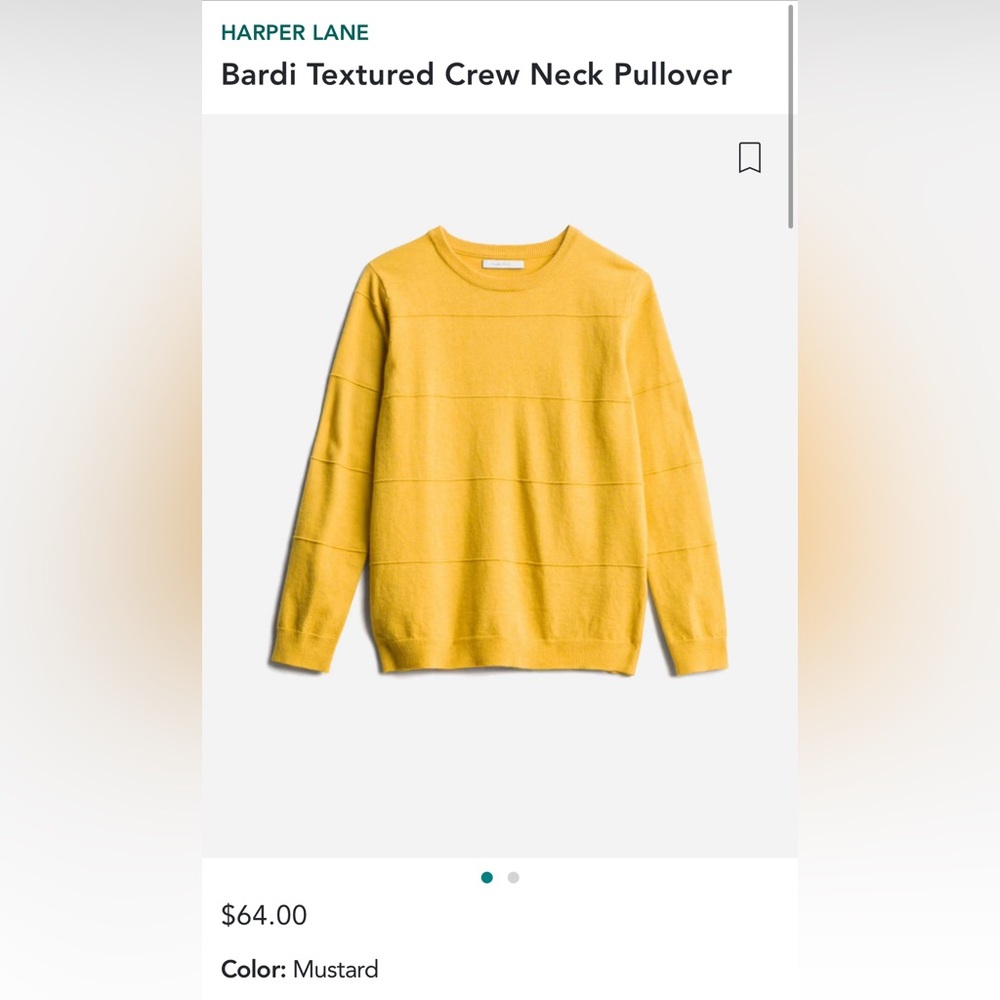 Harper Lane Bardi Textured Crew Neck Pullover